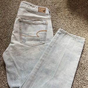 American Eagle Boy Crop Jeans, size 2